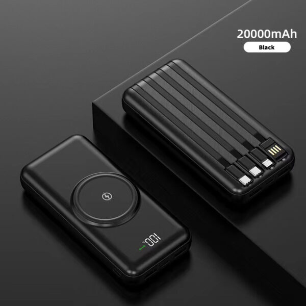 S615 - Charge rapide rapide 20000Mah Power Banks téléphone portable Portable Powerbank 20000Mah chargeur sans fil Power Bank